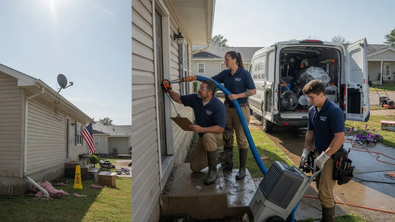 Ceiling Water Damage Restoration in Cottage Hills, IL near me